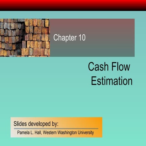 Chapter 10 Cash Flow Estimation