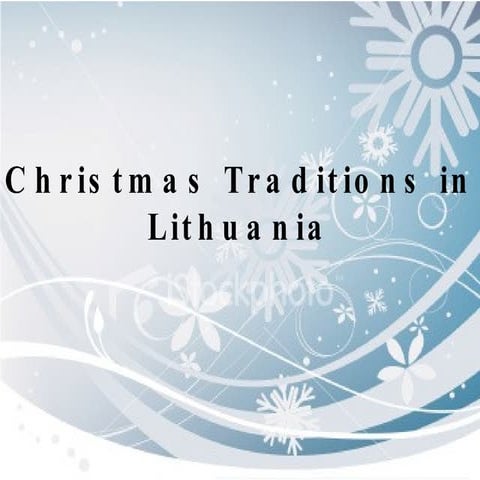 Christmas In Lithuania