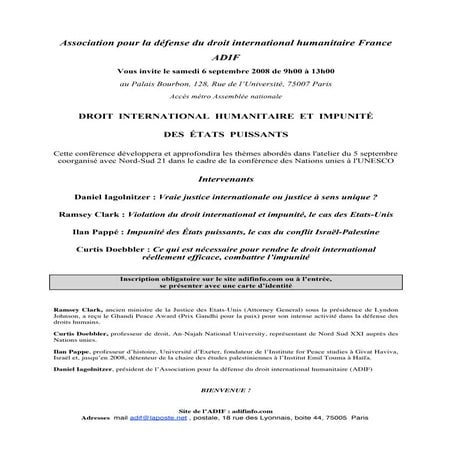 Conference Sept. 2008