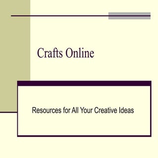 Crafts Online