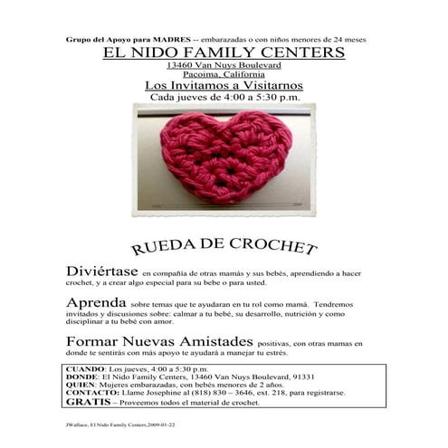 Crochet3 Circle At El Nid Spanish