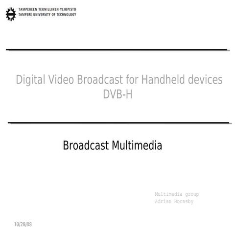 Introduction to DVB-H