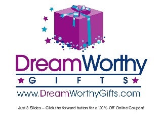 DreamWorthy Gifts 20% Off Online Coupon