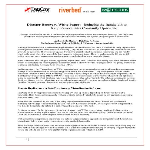 Data Core Riverved Dr 22 Sep08