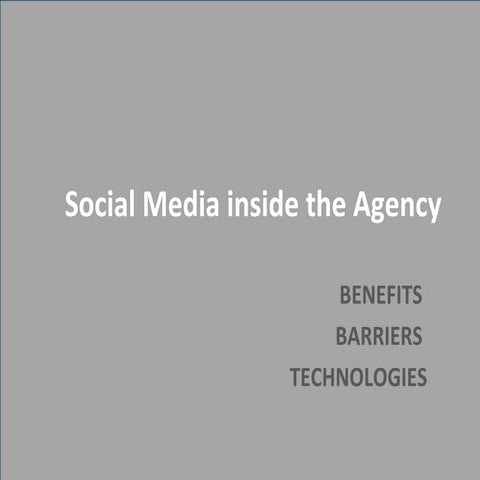 Social Workplace For Govt 2.0