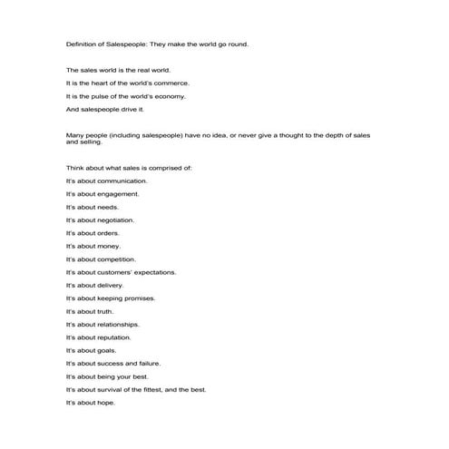 Definition Of Salespeople