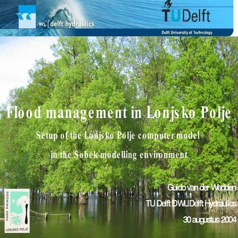 Flood management in Lonjsko Polje