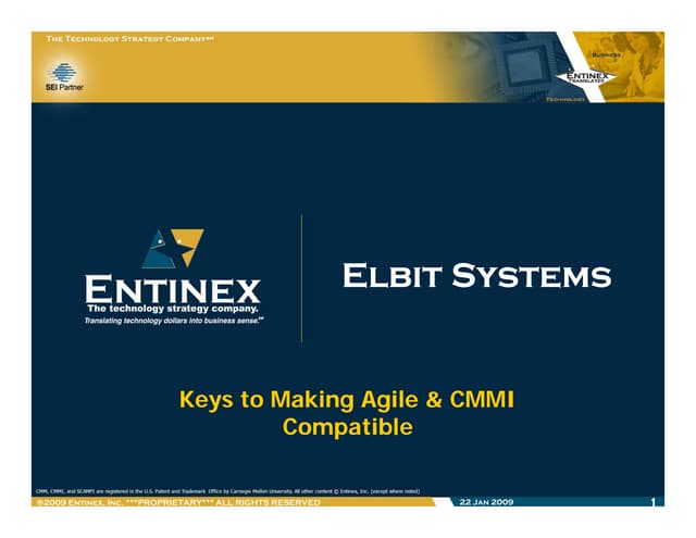 Keys to Making CMMI and Agile Compatible