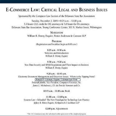 Electronic Document Management And Discovery