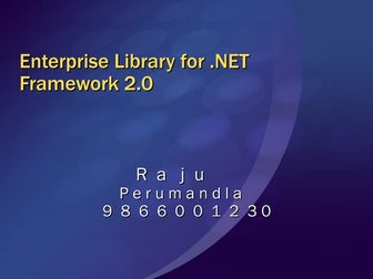 Enterprise Library 2.0