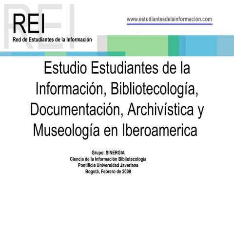 Estudio Estudiantes de la Información