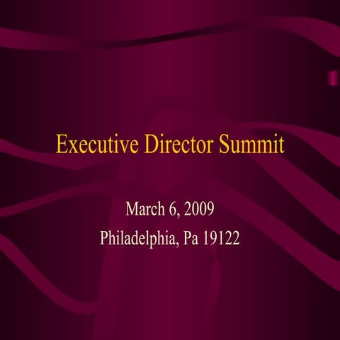 Executive Director Summit