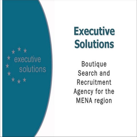 Executive Solutions Overview 