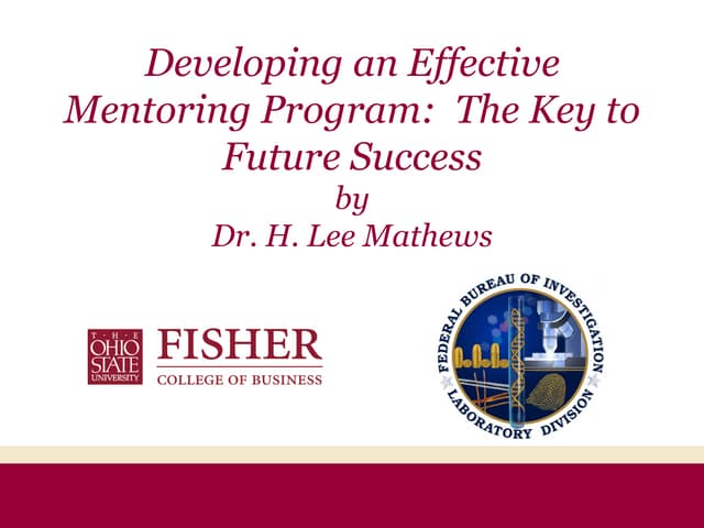 Mentoring Slides | PPT