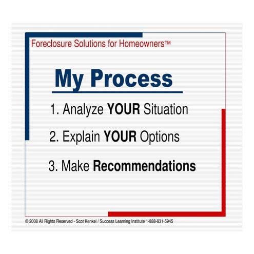 Visions after Post Foreclosure