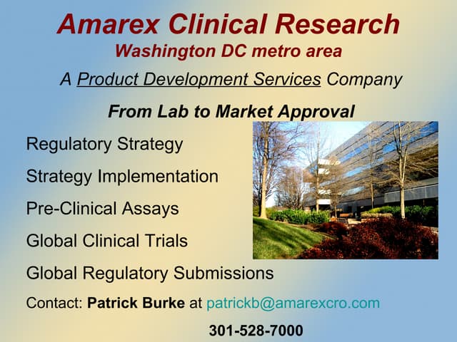 Fda Acceptance Of Foreign Clinical ...