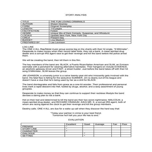 Film fact file for 3 films | DOCX