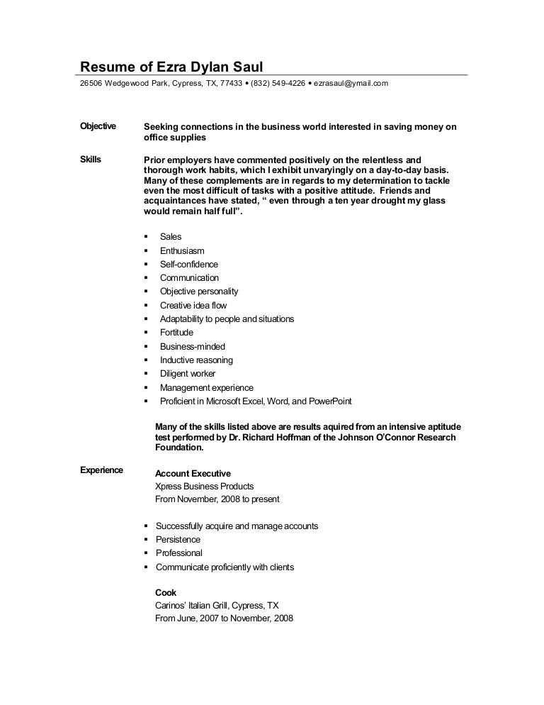 resume