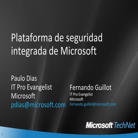 Microsoft Technet - Microsoft Forefront