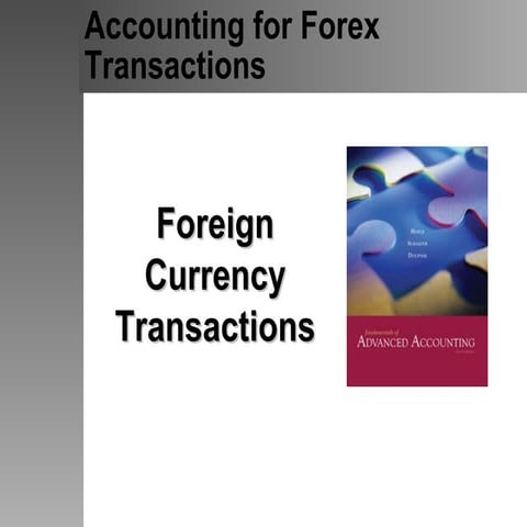 Foreign Currency Transactions