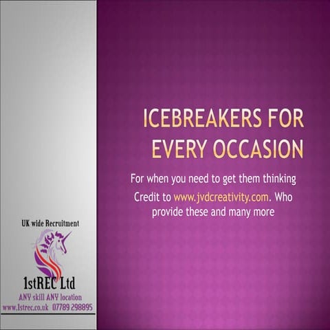 Free Meeting Icebreakers