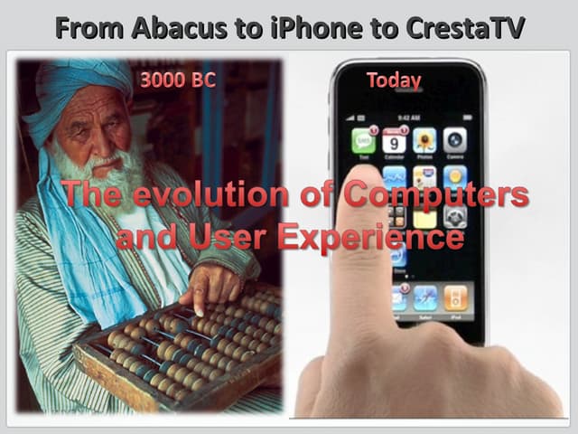 From Abacus To I Phone To Cresta Tv Share