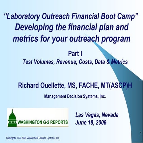 G2 Financial Boot Camp - Laboratory Outreach