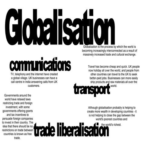 Globalisation