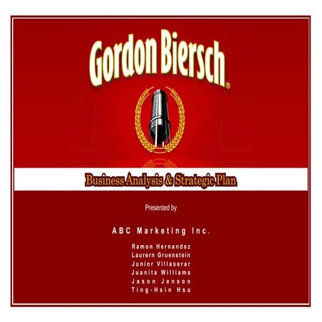 Gordon Biersch Final Book
