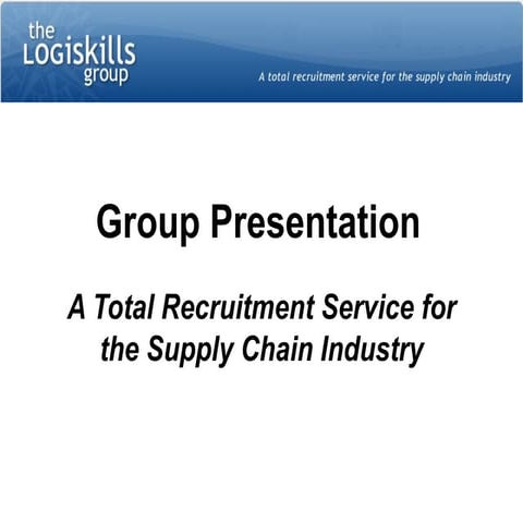 Logiskills Group Presentation 2009