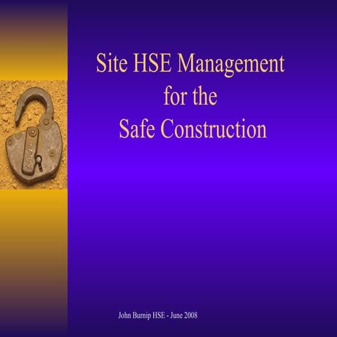 Hse Implementation By John Burnip