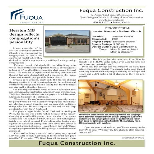 Hesston Mennonite Brethren Church