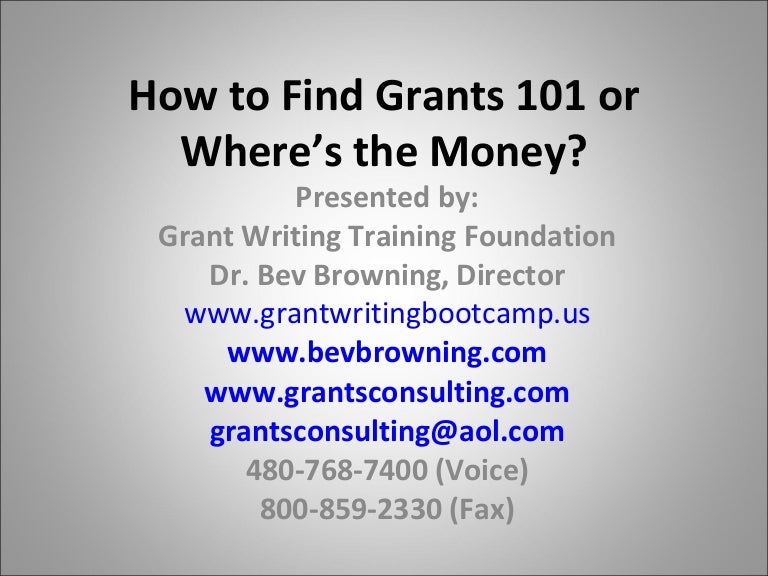 How To Find Grants 101 L Inked In