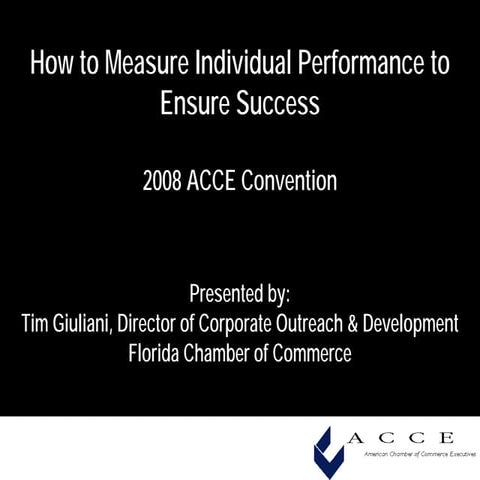 How To Measure Individual Performance How To Measure Individual Performance To Ensure Success, Acce 2008