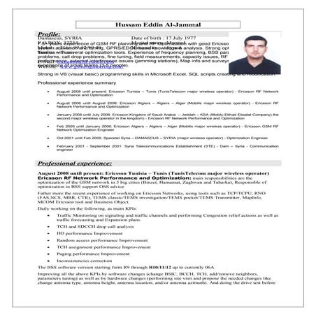 Hussams Cv October 21 2008