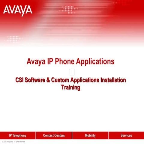 Ip Phone Apps Training