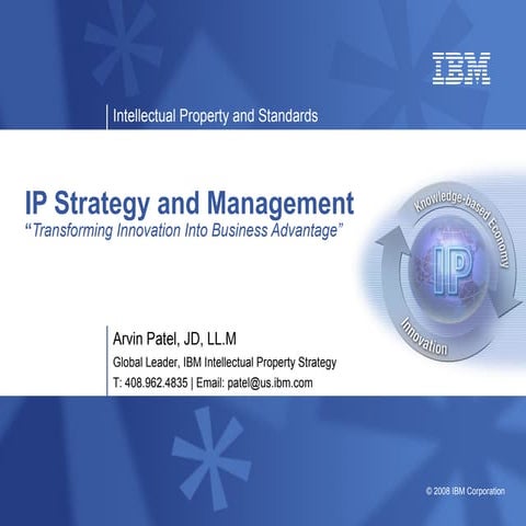 IP Strategy And Management