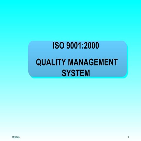 ISO 9000:2000
