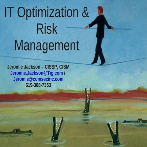 IT Optimization & Risk Management
