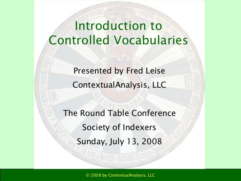 Controlled Vocabularies: Past, Present And Future Of Subject Access ...