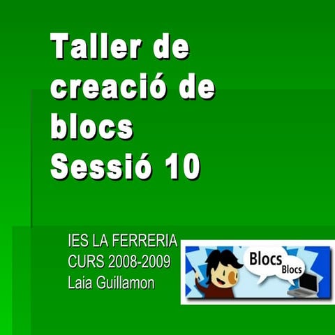 Sessió 10