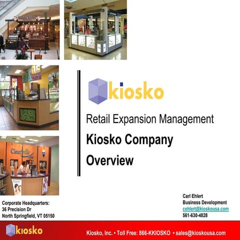 Kiosko Corporate Overview