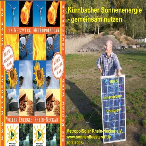 Kuernbacher Sonnenenergie Gemeinsam Nutzen