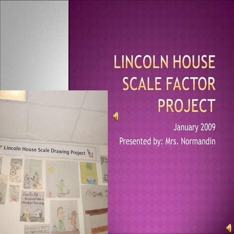 Scale drawing math project