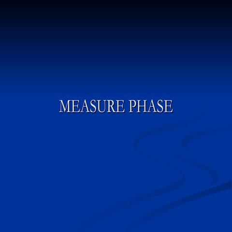 Measure Phase