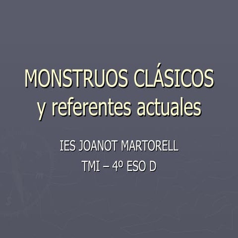 Monstruos CláSicos