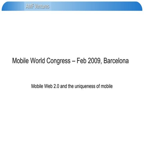 MWC Mobile Web 2