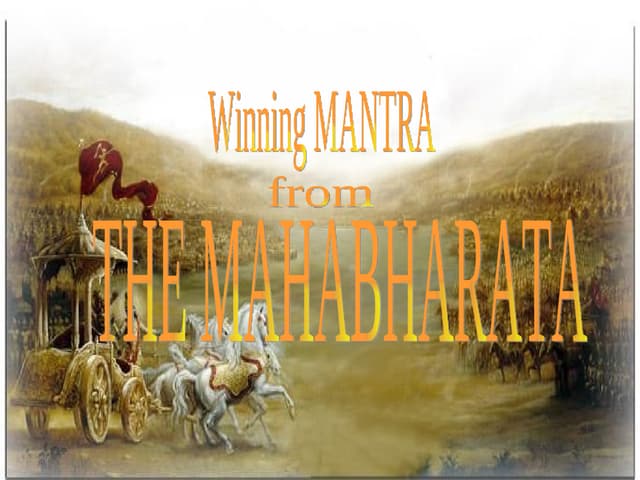 Mahabharat Winning Strategy[1]