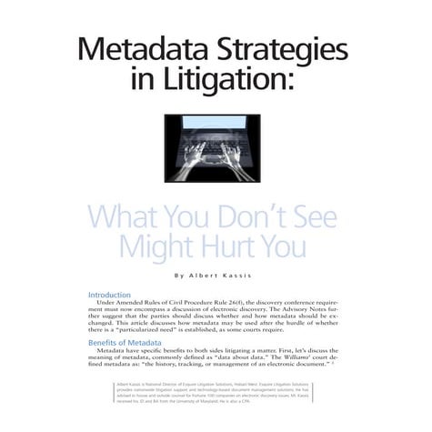 Metadata Strategies by Albert Kassis | PDF