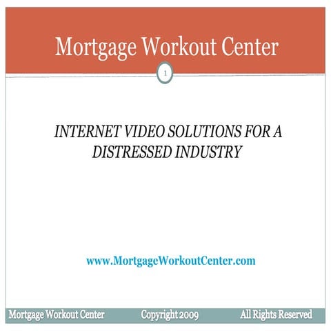 Mortgage Workout Center